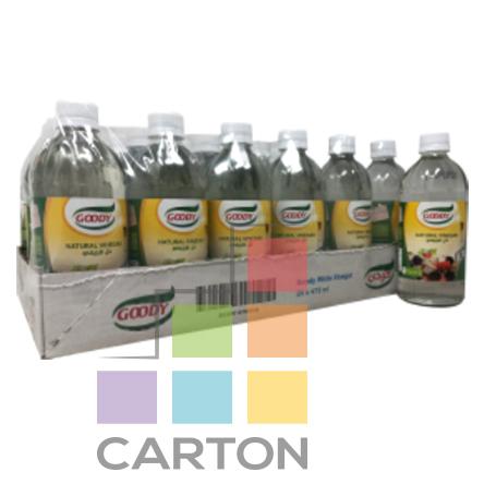 GOODY WHITE VINEGAR 24*473ML